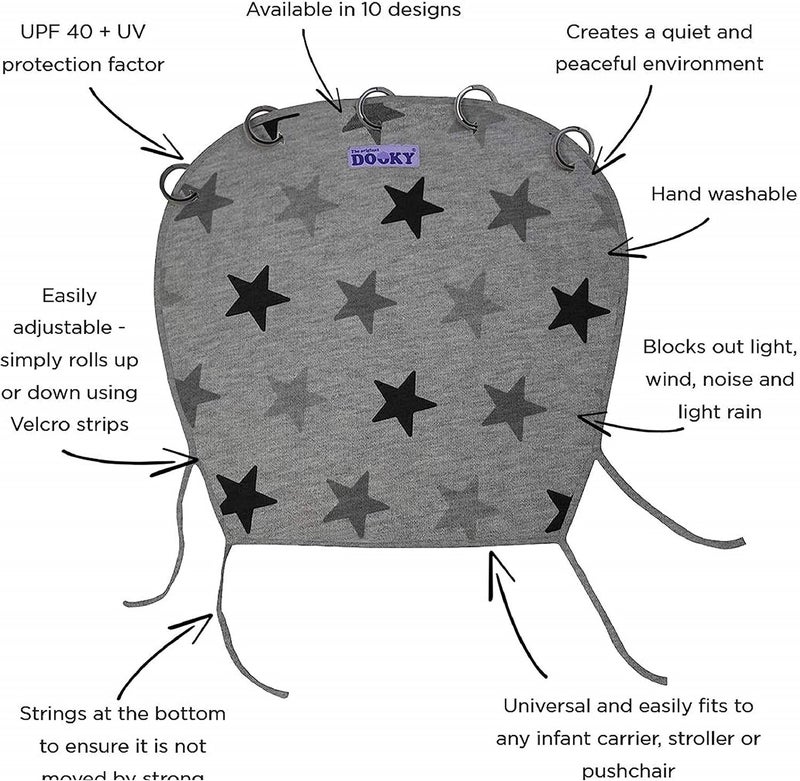 Dooky Sunshade for Baby Car Seat/Pram/Stroller/Pushchair - Image 2